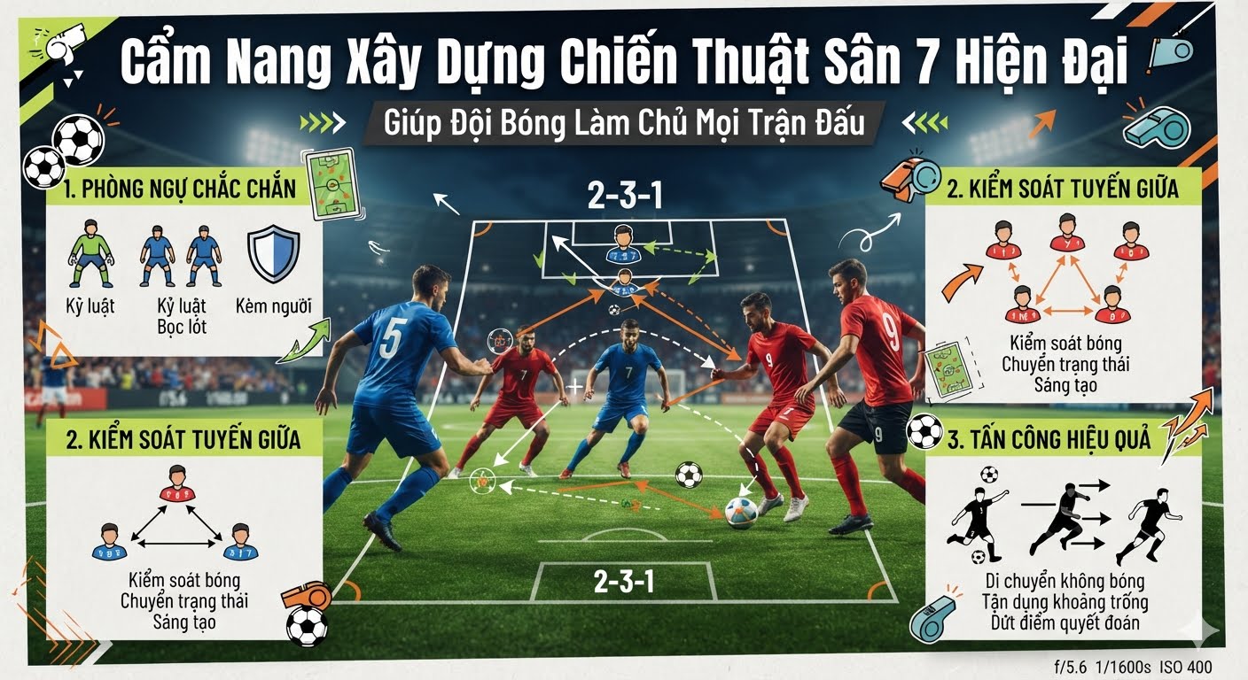 chiến thuật sân 7
